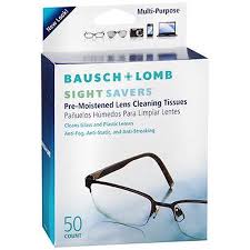 Bausch & Lomb Sightsavers Pre-moistened Tissues 50