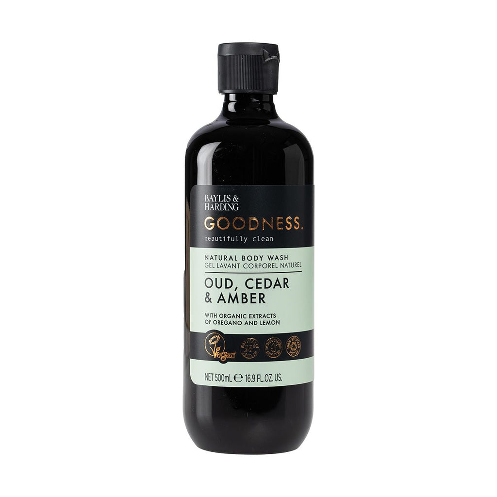 Baylis Goodness Oud Body Wash Cedar & Amber 500ml