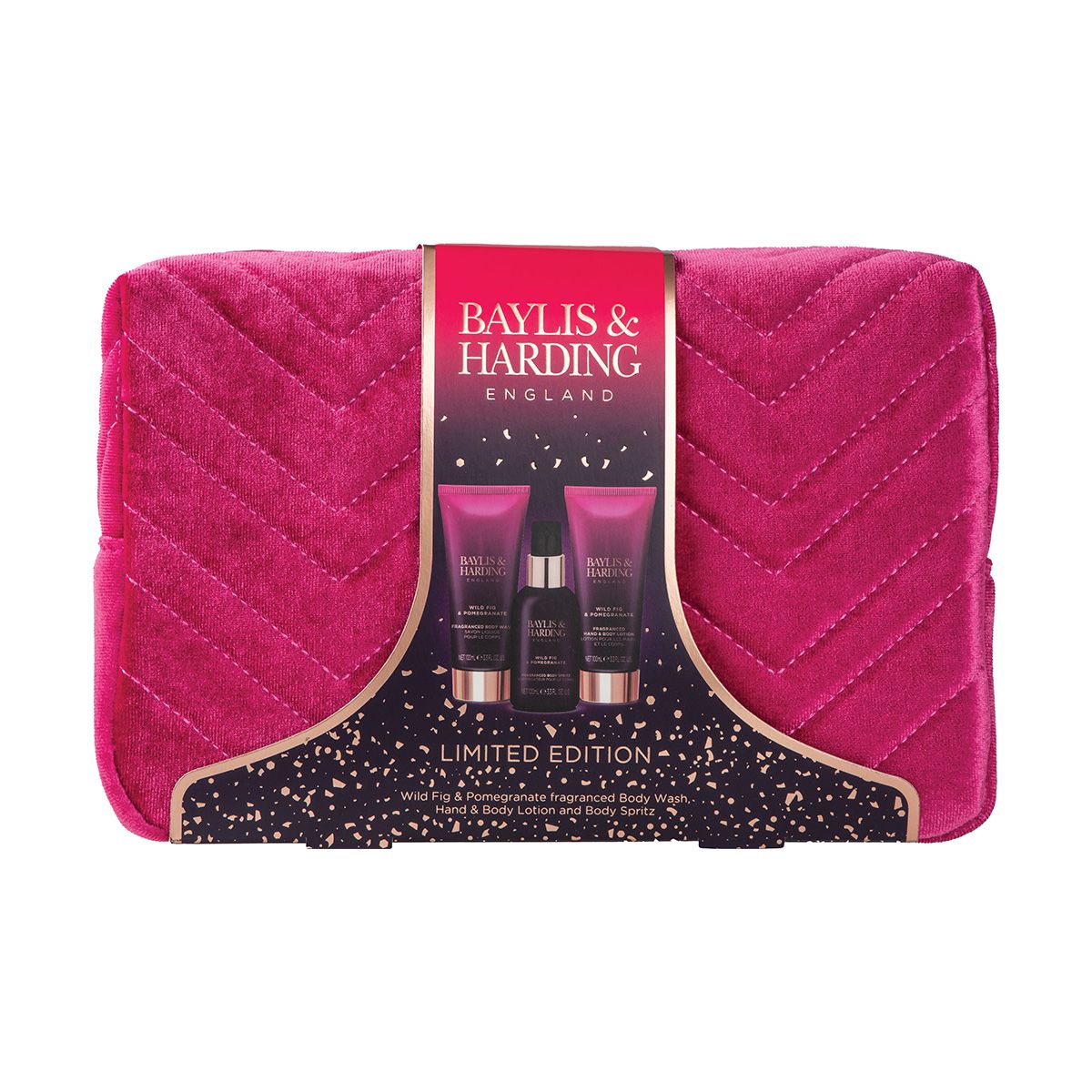 Baylis Wild Fig Pomegranate Wash Bag Set