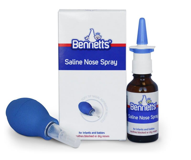 Bennetts Saline Nose Drops And Aspirator