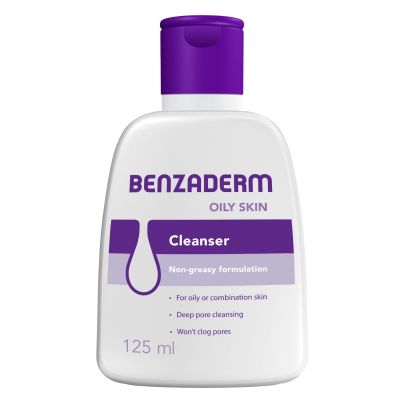 Benzaderm Oily Skin Cleanser 125ml