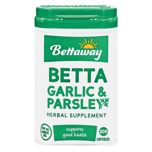 Bettaway Garlic& Parsley 200 Caps