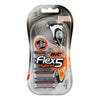 Bic Flex 5 Hybrid Disposable Shaver 1 Handle + 4 Cartridges