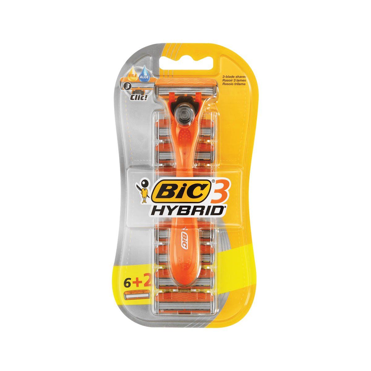 Bic Razor Disposable Easy 6 + 2