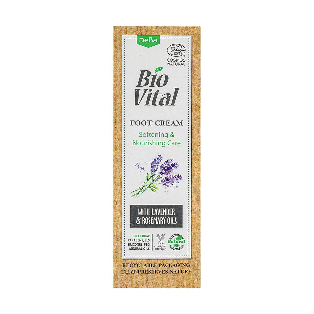 Bio Vital Foot Care Softening And Nourishing Care With Lavender And Rosemary Oil 75ml