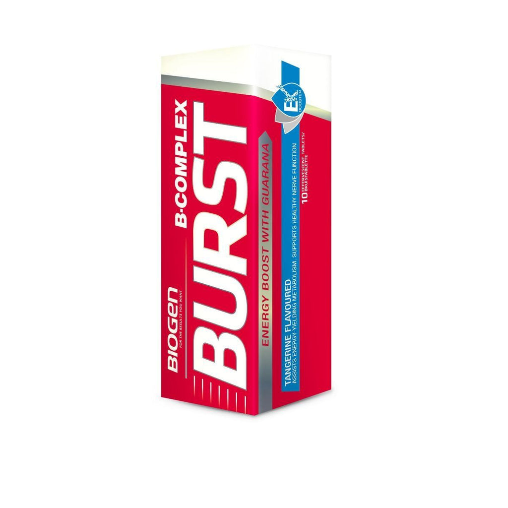 Biogen B Complex Burst Tangerine 10 Tablets – ZimSeller Pharmacy