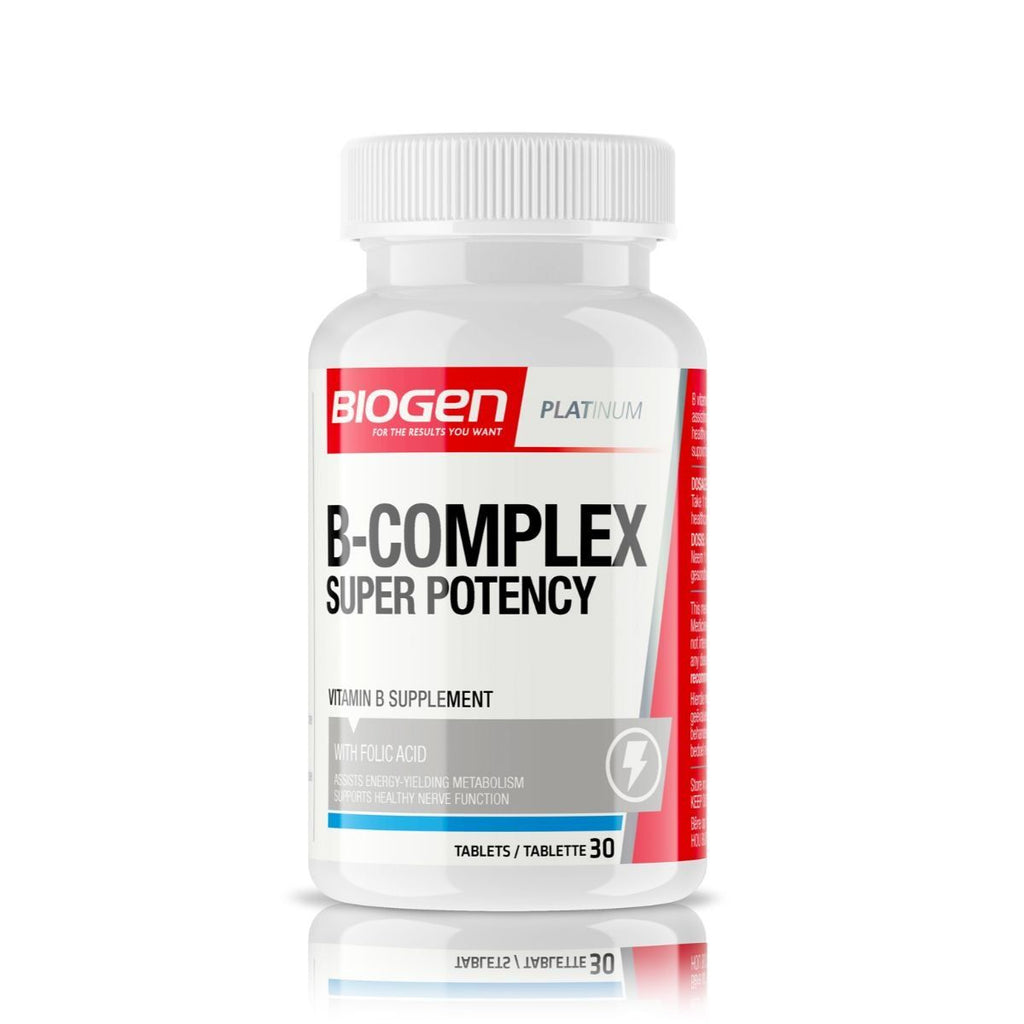 Biogen B Complex Super Potency 30 Tabs – ZimSeller Pharmacy