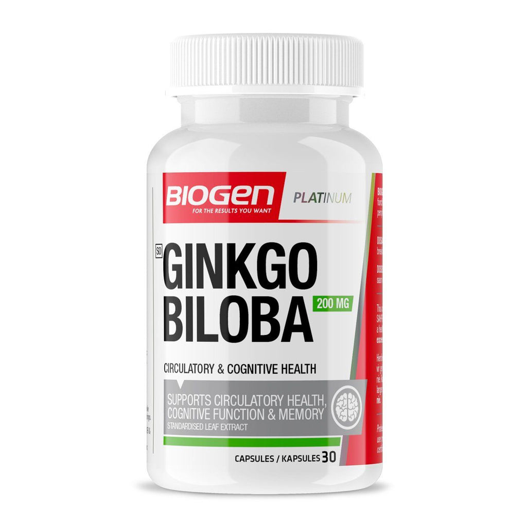 Biogen Gingko Biloba 200mg Caps 30s