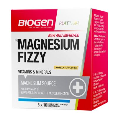 Biogen Magnesium Fizzy 30's Vanilla