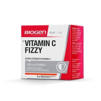 Biogen Vitamin C Fizzy 3 X 10's