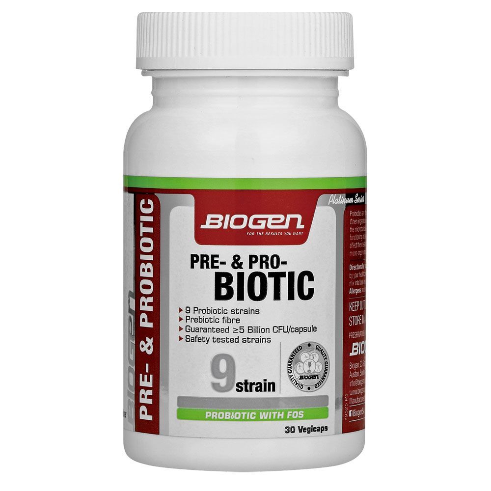 Biogen Pre & Probiotic 30 Caps