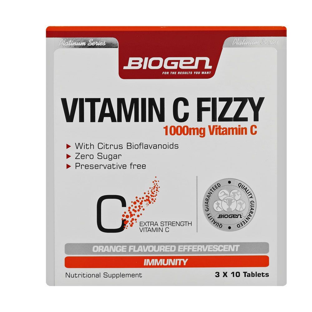 Biogen Vitamin C Fizzy 3 X 10's
