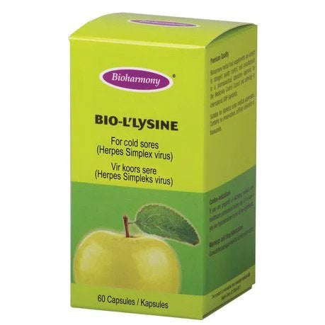 Bioharmony Bio-l'lysine 500mg 60 Capsules