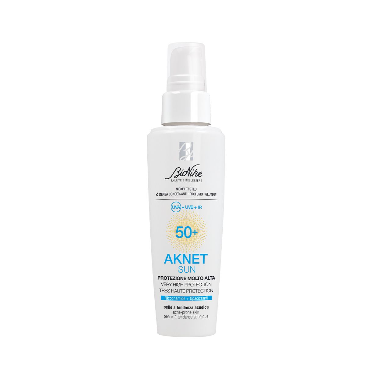 Bionike Aknet Sun 50+ High Protection Acne-prone Skin 50ml