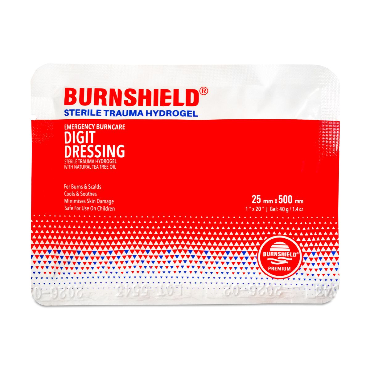 Burnshield Digit Dressing 25x0.5m