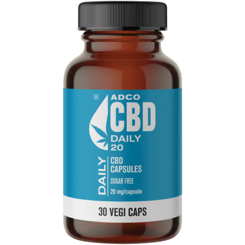 CBD Daily 20mg CBD Oil Capsules 30 Capsules