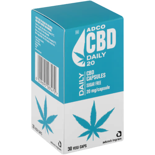 CBD Daily 20mg CBD Oil Capsules 30 Capsules