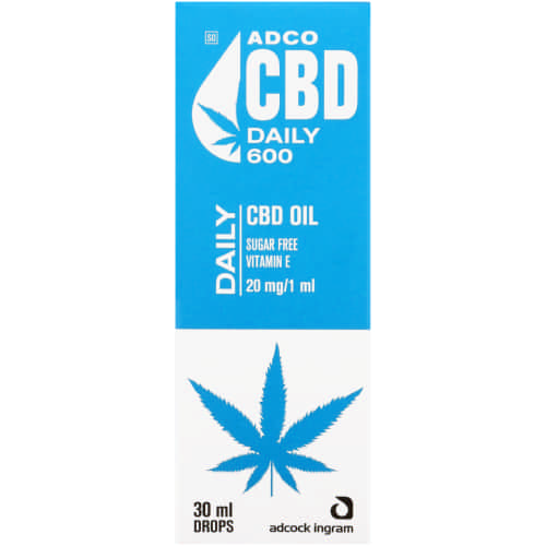 CBD Daily 600mg CDB Oil Drops 30ml