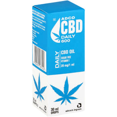 CBD Daily 600mg CDB Oil Drops 30ml