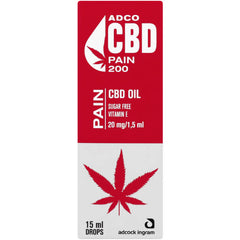 CBD Oil 200mg Drops Pain 15ml