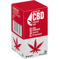 CBD Oil 20mg Capsules Pain 30 Capsules