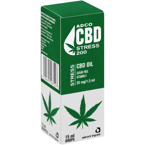 CBD Oil 20mg Drops Stress 15ml