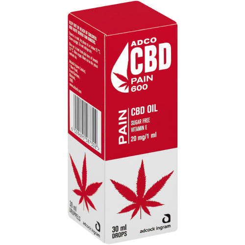 CBD Oil 600mg Drops Pain 30ml