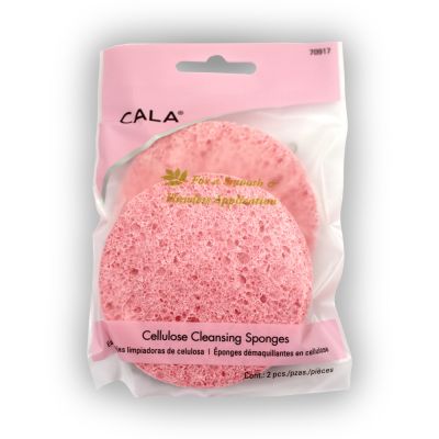 Cala Cellulose Cleansing Sponge Pink 2pc