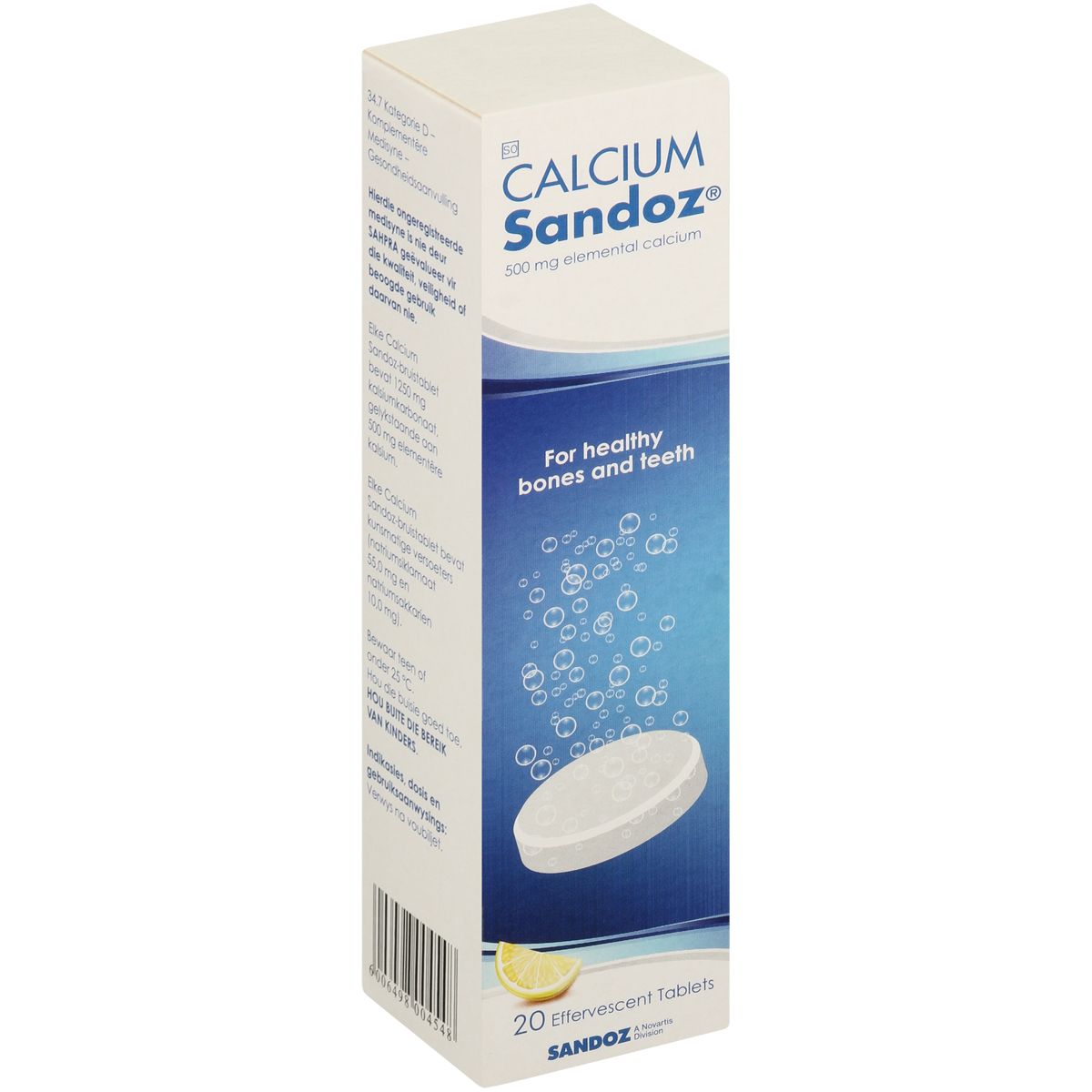 Calcium Sandoz 500mg 20 Eff