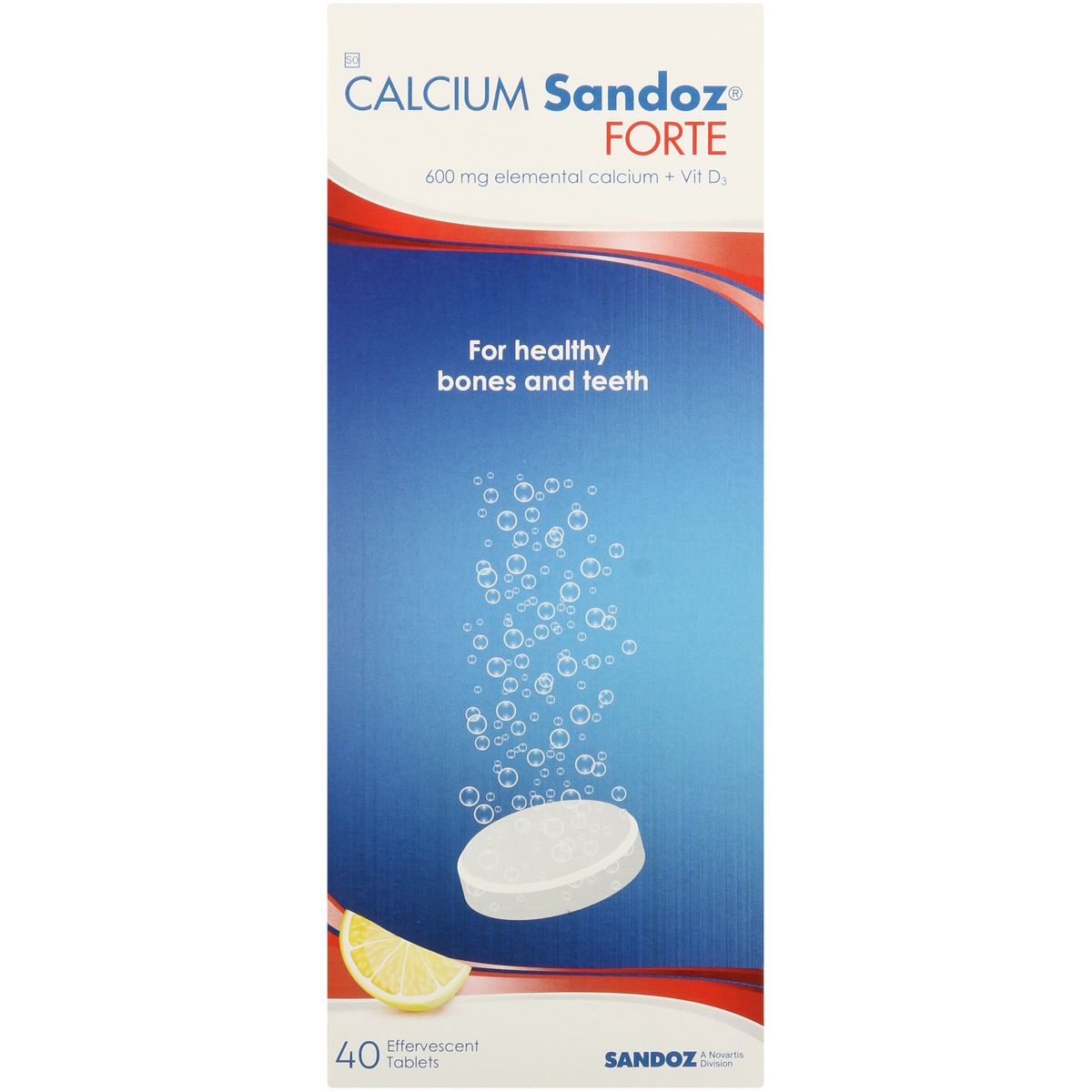 Calcium Sandoz Forte 40 Eff