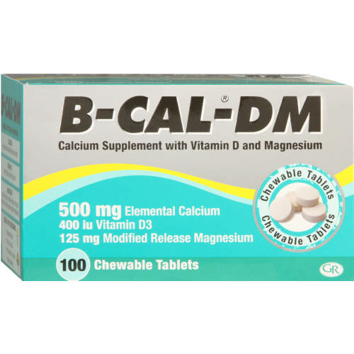 Calcium Supplement 100 Chewable Tablets