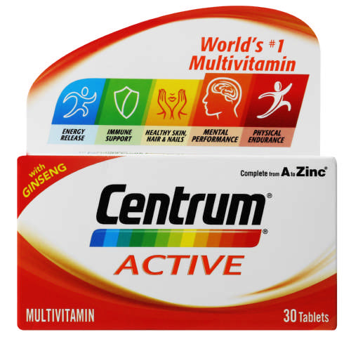 Centrum Multivitamin Active 30 Tabs
