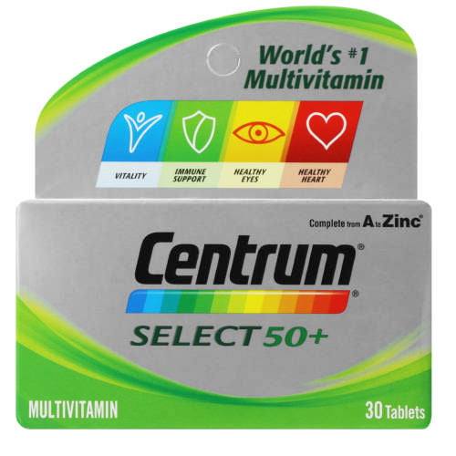 Centrum Select 50+ 30 Tablets