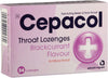 Cepacol Plus Blackcurrant Lozenges 16s