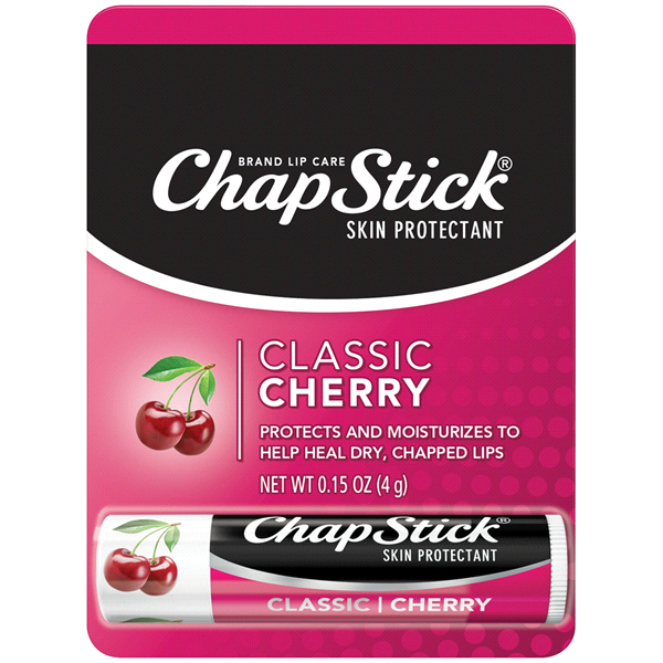 Chapstick Classic Cherry Protect & Moisturiser Lip Balm 4g