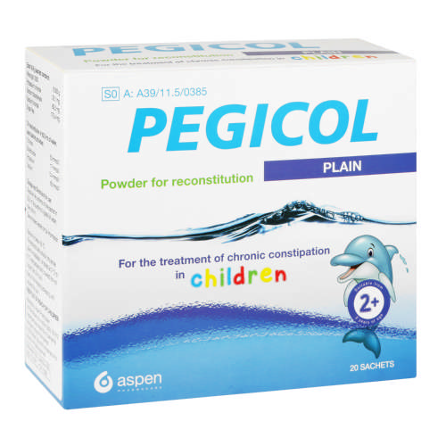 Pegicol Children Laxative Plain 20 Tablets