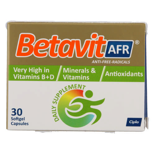 Cipla Betavit Anti Free Radicals 30 Tablets