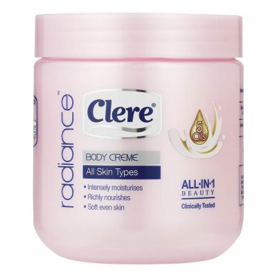 Clere Radiance 5 Oil Body Cream 400ml