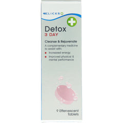 Clicks 3 Day Detox 9 Effervescent Tablets