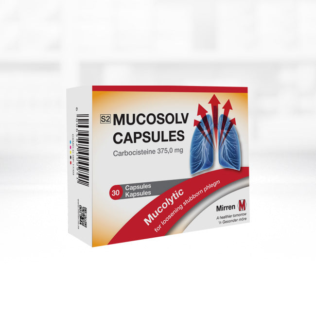 Mucosolv 375mg Capsules 30 Capsules