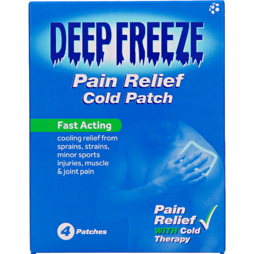 Deep Freeze Pain Patch 4 Pack