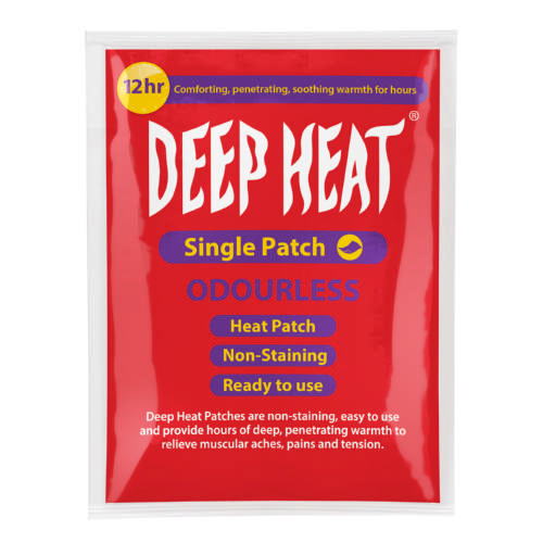 Deep Heat Patch - Odourless Single Patch 1s