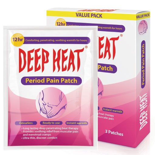 Deep Heat Patches - Long Lasting, Non Staining, Easy to use 5s