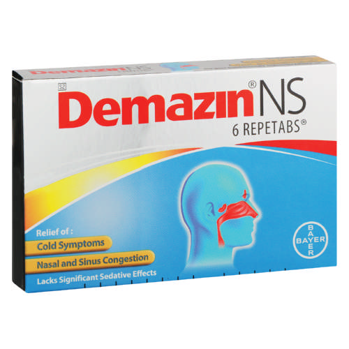 Demazin Ns Repetablets 6's