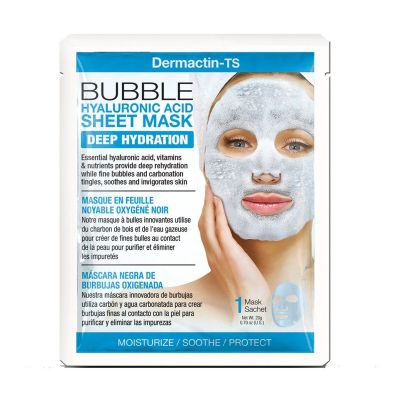 Dermactin Facial Sheet Bubble Mask Hyaluronic Acid 24g