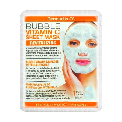 Dermactin Facial Sheet Bubble Mask Vitamin C 24g