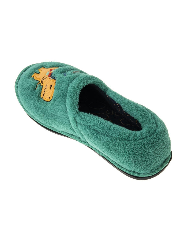 Dino Embroidery Stokie Slippers (Size 4-13) Younger Boy