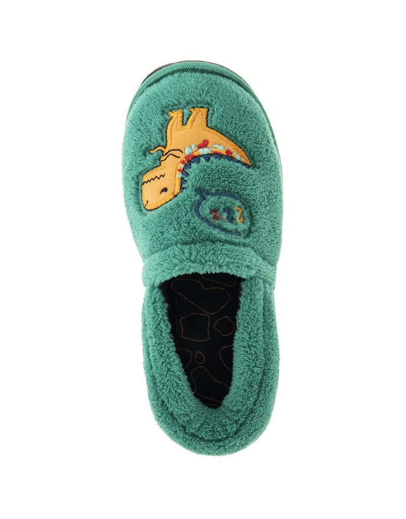 Dino Embroidery Stokie Slippers (Size 4-13) Younger Boy