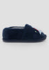 Dino Embroidery Stokie Slippers Navy