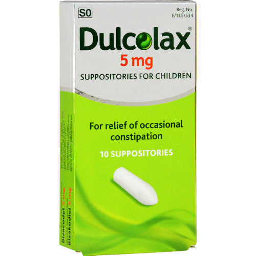 Dulcolax Paediatric Suppositories 10's